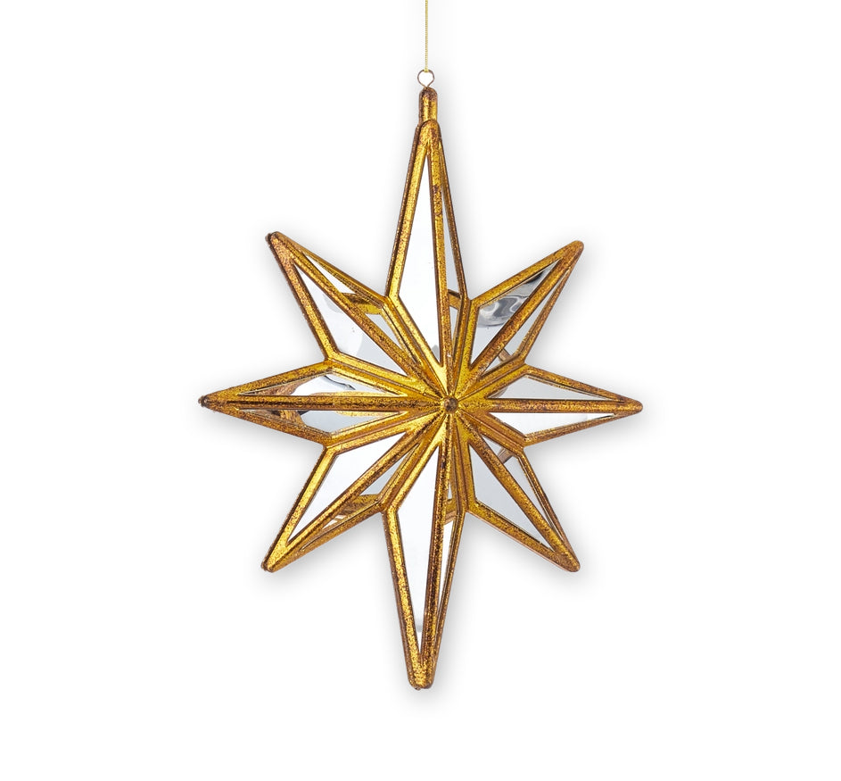 10.5″ Mirrored Star Ornament