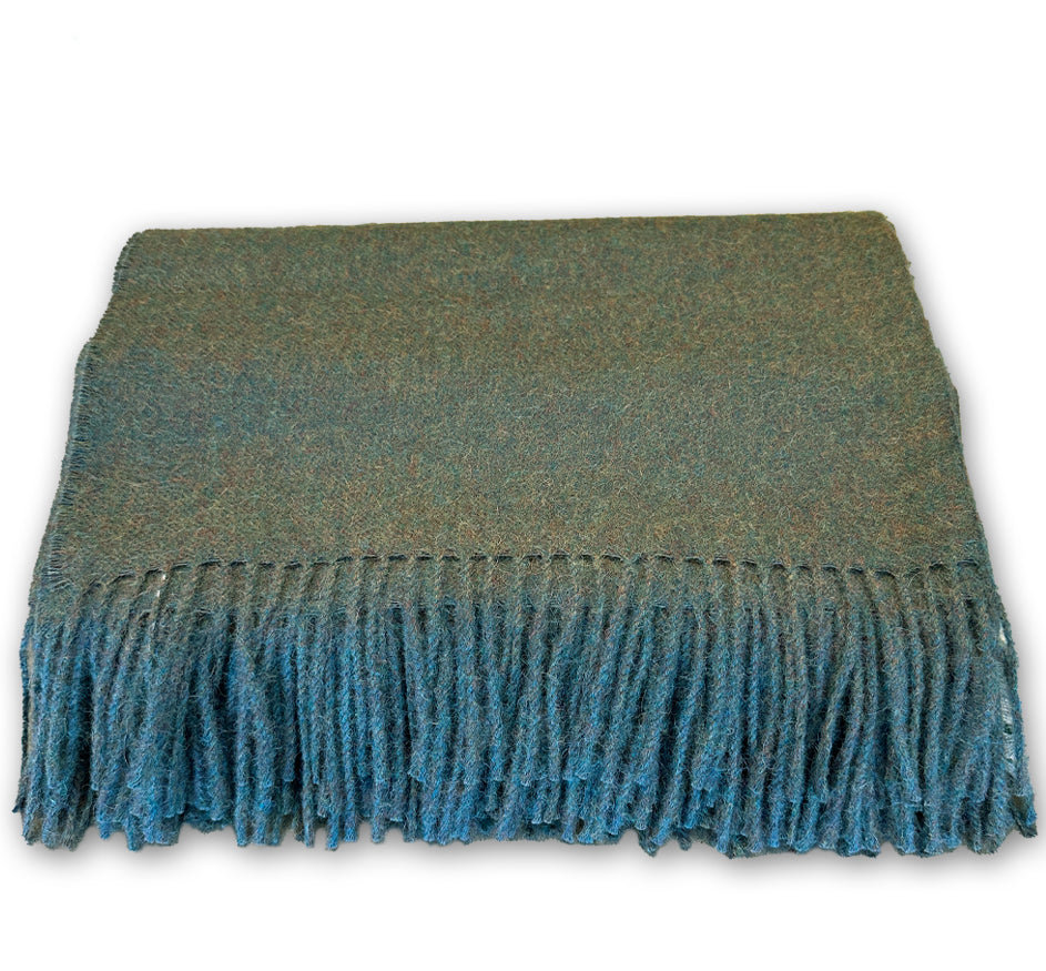 Baby Alpaca Throw with Fringe