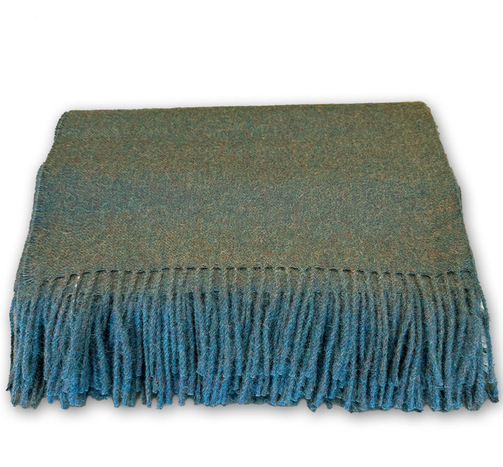 Baby Alpaca Throw with Fringe