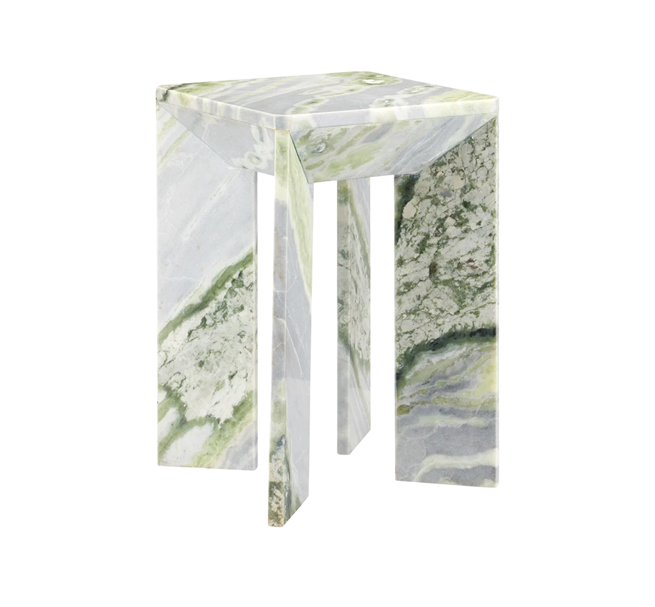 Minerale Green Onyx Accent Table