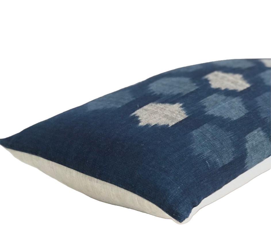 Modern Ikat Bolster Pillow