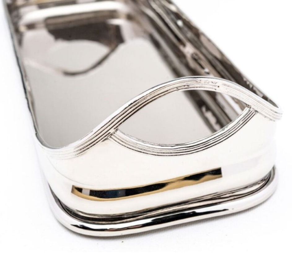Small Rectangular Nickel Tray