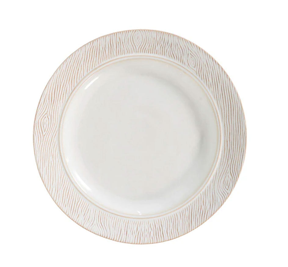 Blenheim Oak Dinner Plate - Whitewash