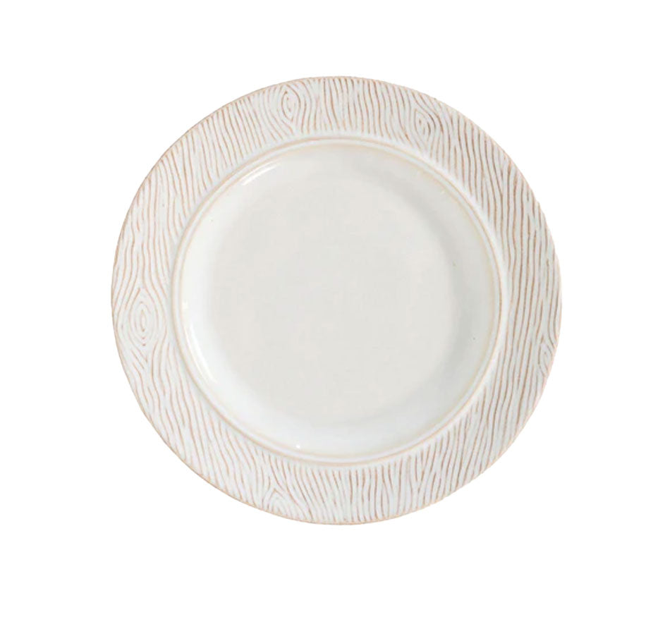Blenheim Oak Side/Cocktail Plate - Whitewash