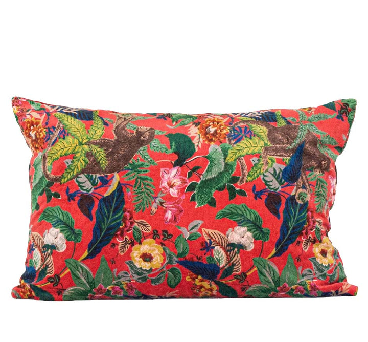 Monkey Jaipur Velvet Lumber Pillow