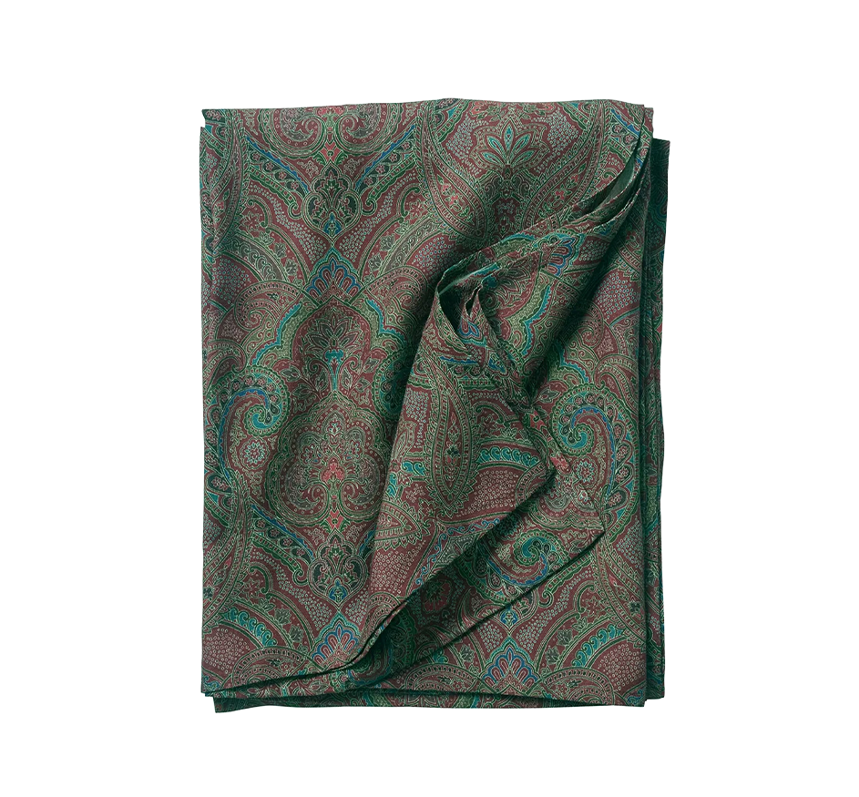 Paisley Evergreen Tablecloth - 60" x 120"