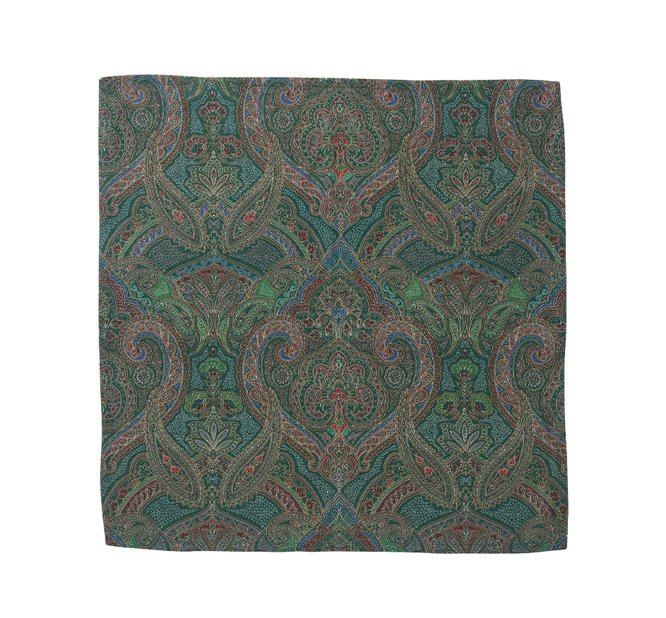 Paisley Napkin in Evergreen