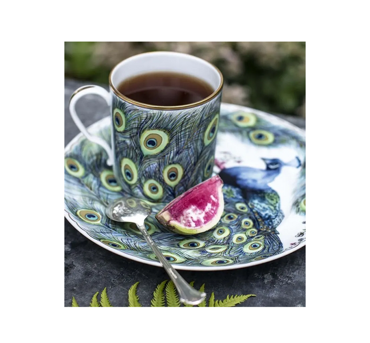 Peacock Dessert Plate