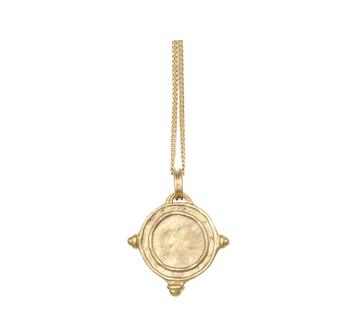 Petra Coin Necklace Gold Vermeil