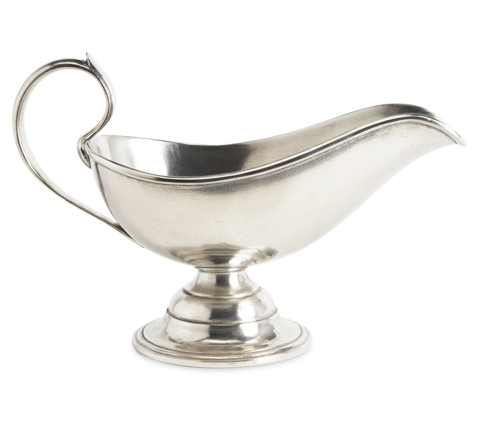Gravy Boat Large Pewter