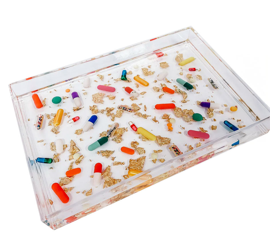 Pills & Gold Small Tray