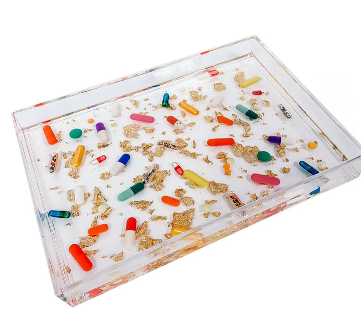 Pills & Gold Small Tray