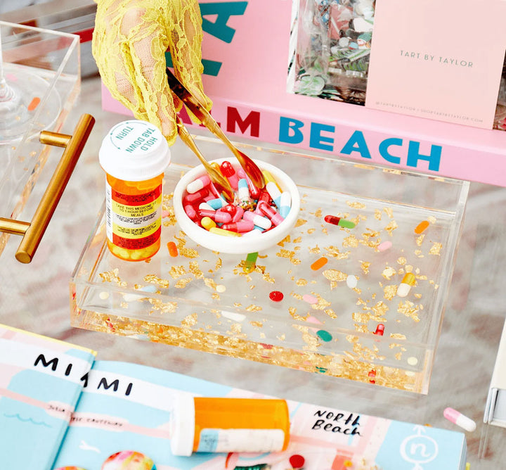 Pills & Gold Small Tray