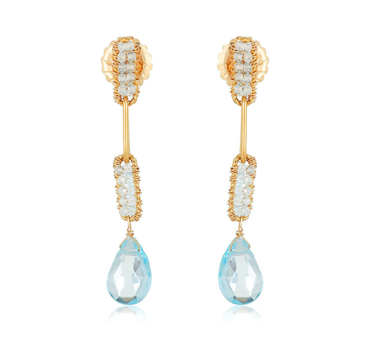 Polina Aqua Earrings