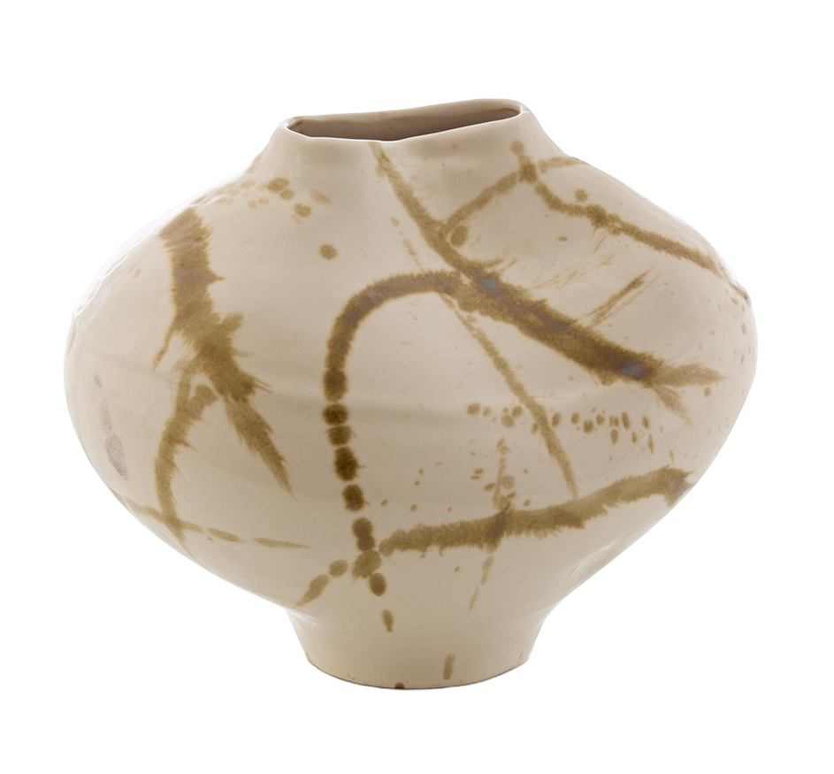 Porcelain Fields Vase 9"