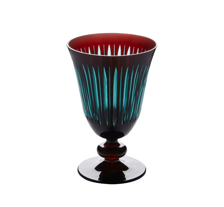 Prism Wine Glass in Bordeaux