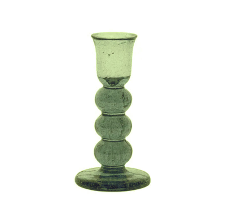 Provence Candlestick in Basil (Available in 2 Sizes)