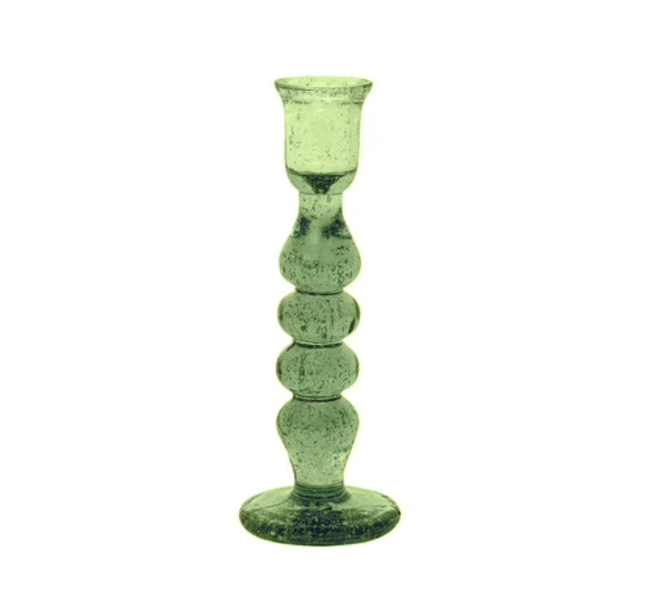 Provence Candlestick in Basil (Available in 2 Sizes)