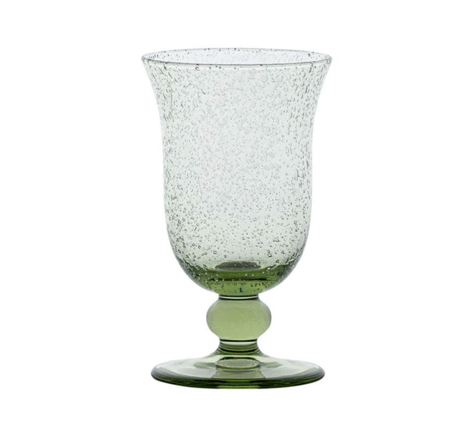Provence Glass Goblet Basil