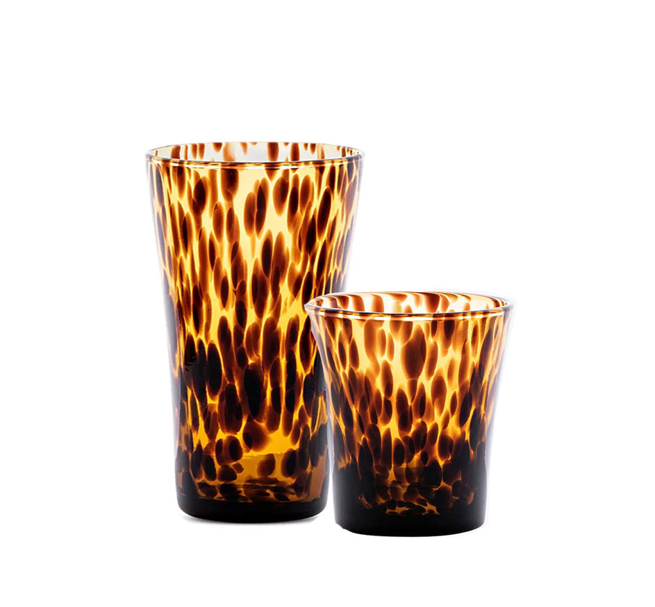 Puro Glassware in Tortoise