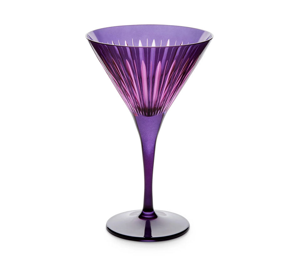 Prism Martini Glasses - 4 Colors Available