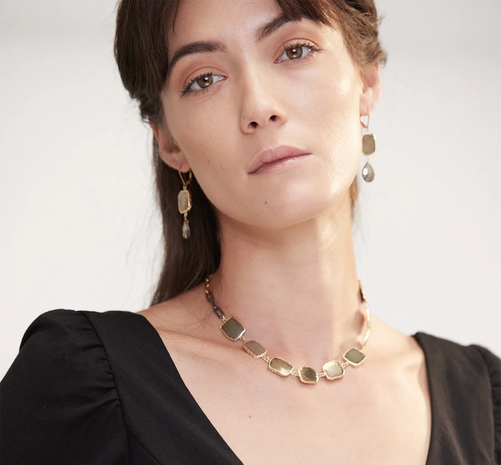 Links of Pyrite Necklace