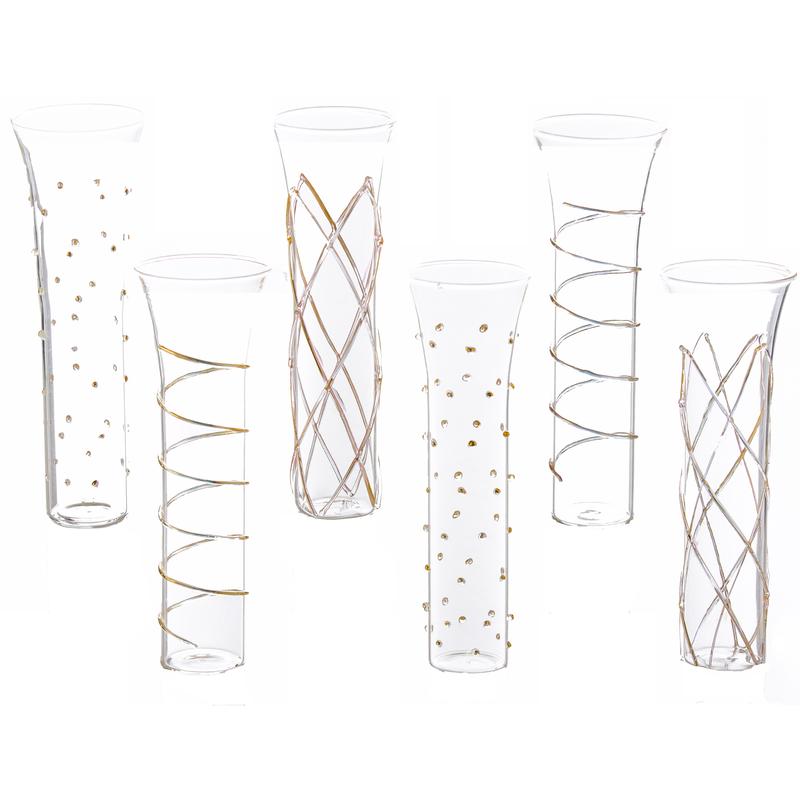 Razzle Stemless Glassware Collection in Gold