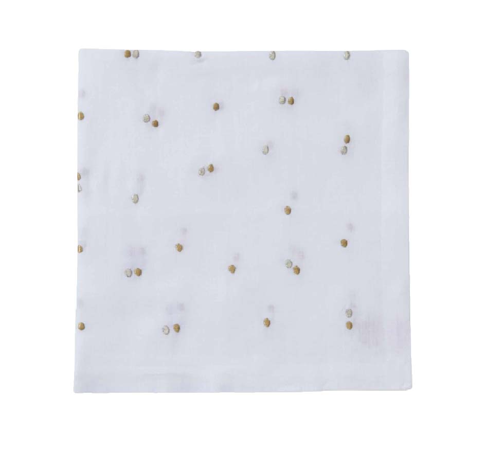 Scattered Dots Embroidered Napkin