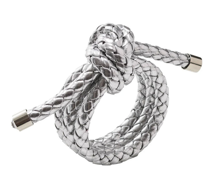 Rope Knot Napkin Ring in Silver