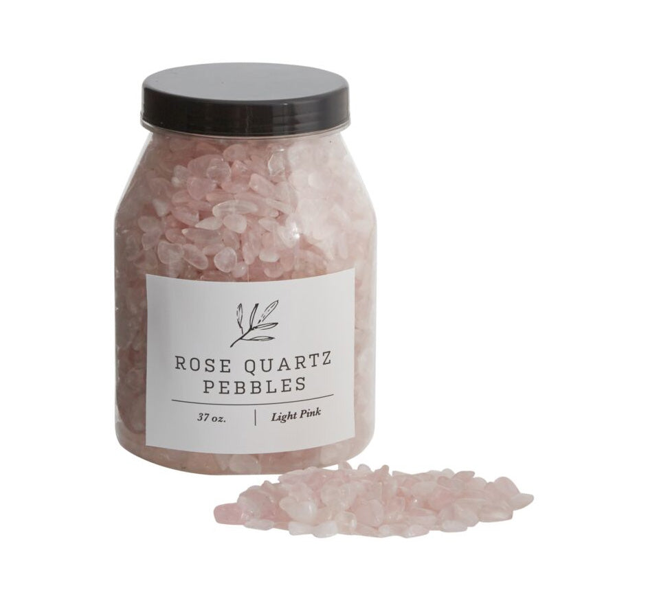 Rose Quartz Pebbles 37oz