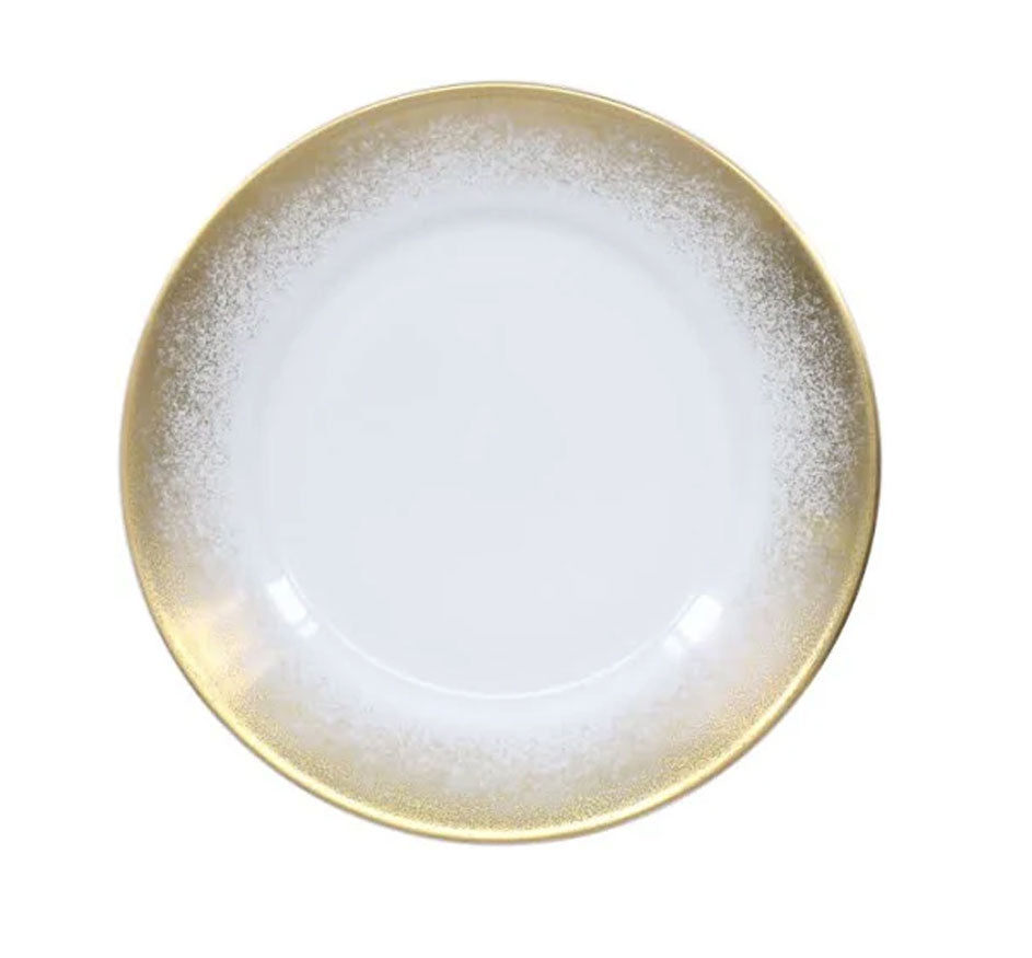Dinner Plate In Fire Yellow Gold