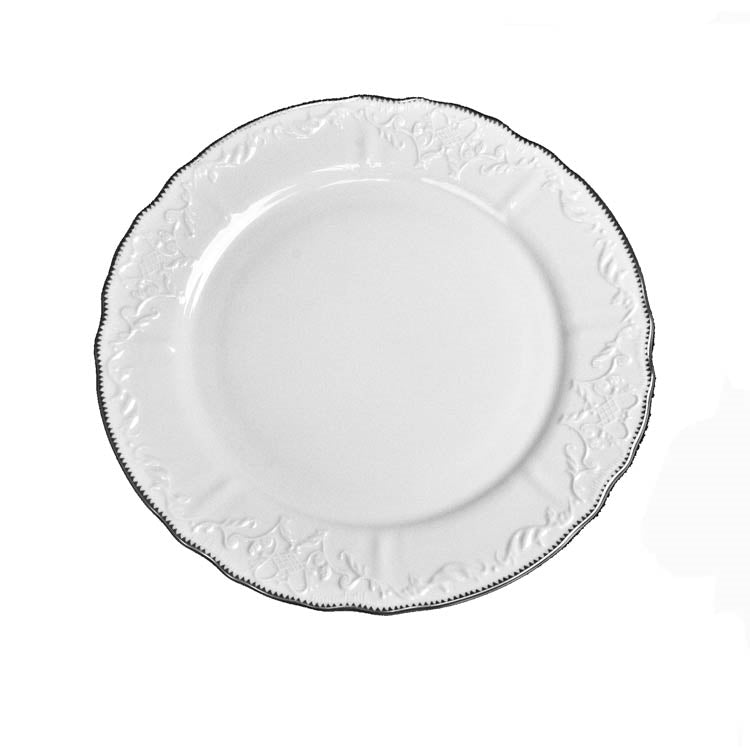 Simply Anna Dinnerware Collection in Platinum