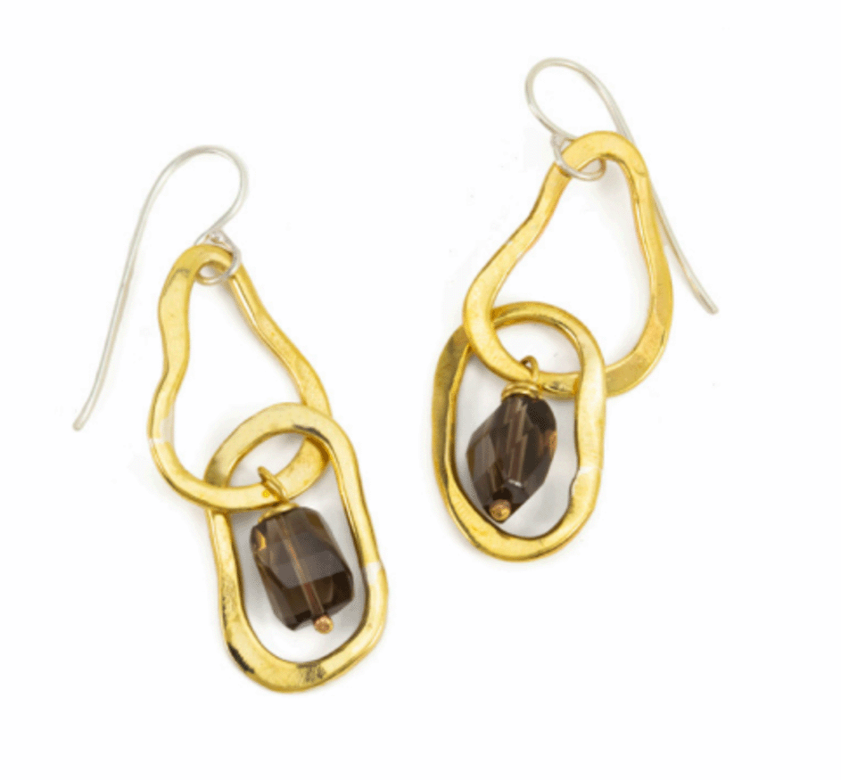 Smoky Quartz Lode Earrings