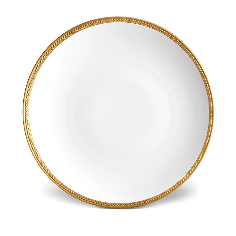 Soie Tressee Dinnerware Collection in Gold