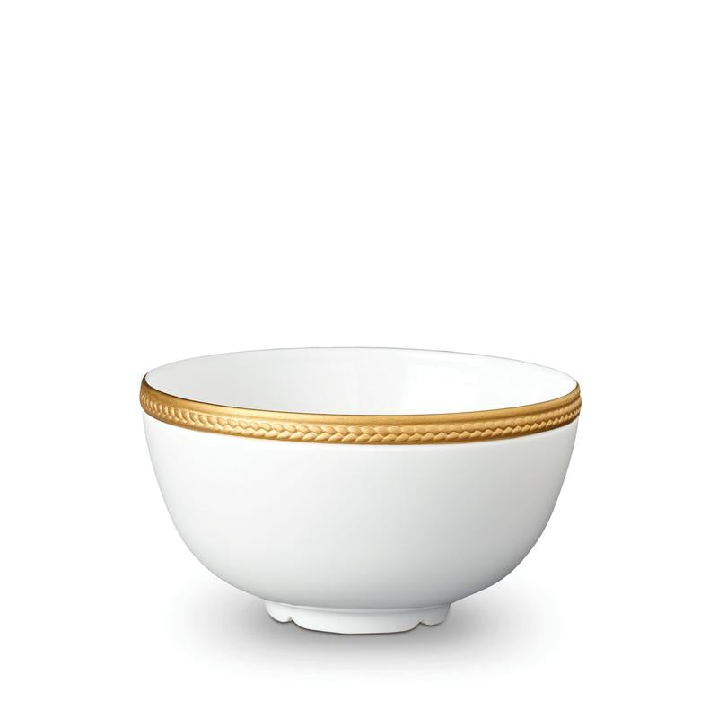 Soie Tressee Dinnerware Collection in Gold