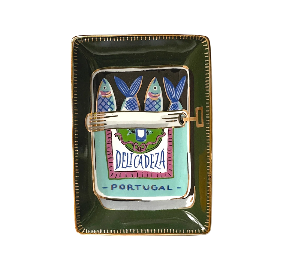 Sardines Porcelain Trinket/Dice Dish