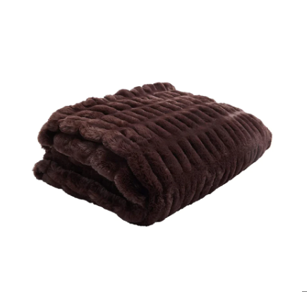 Florence Throw in Chocolate