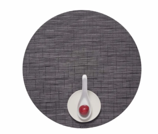 Round Bamboo Placemat (Set of 4, Available in 3 colors)