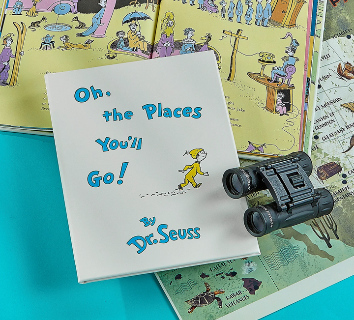 "Oh The Places You'll Go" Leather Bound Book