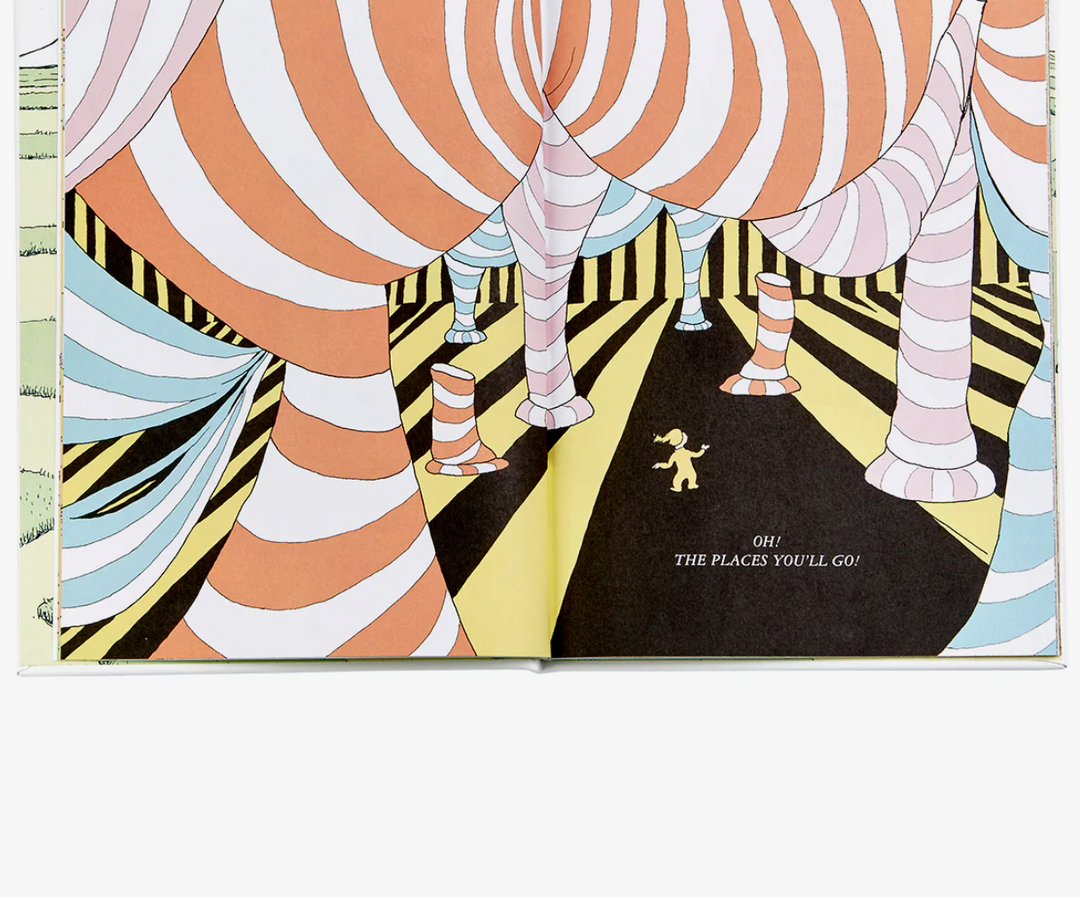 "Oh The Places You'll Go" Leather Bound Book