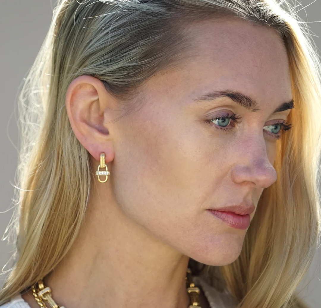 Gold Costa Earring