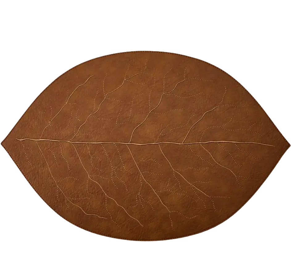 Sedona Embroidered Leaf Placemat (3 Colors)