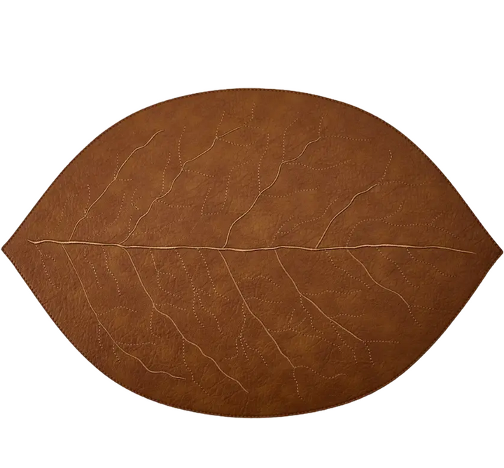 Sedona Embroidered Leaf Placemat (3 Colors)