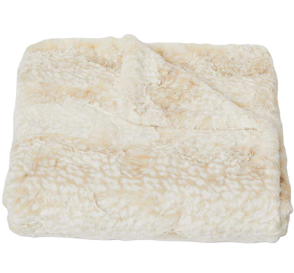 Siberian Leopard in Cream/Beige