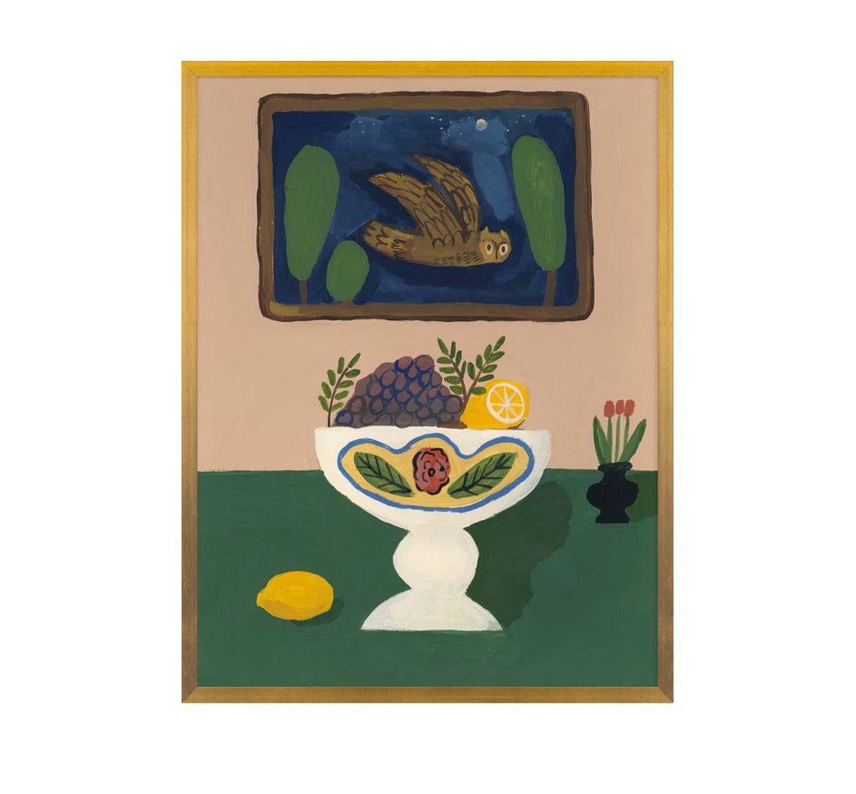 "Still Life With Owl" Print