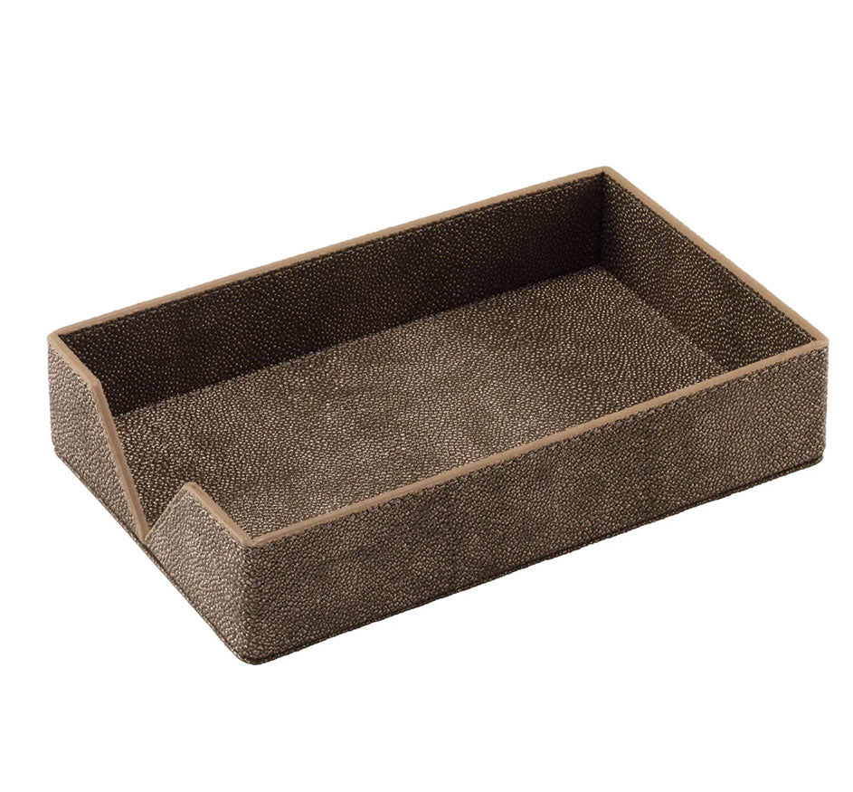 Stingray Bronze Guest Towel Box