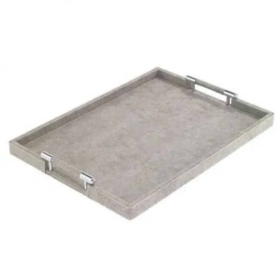 Stingray Pearl Rectangular Handle Tray