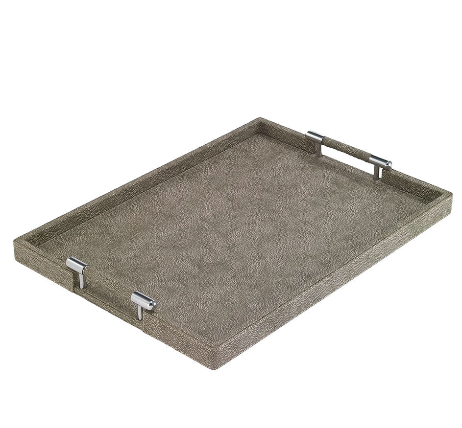 Stingray Rect Handle Tray Bronze