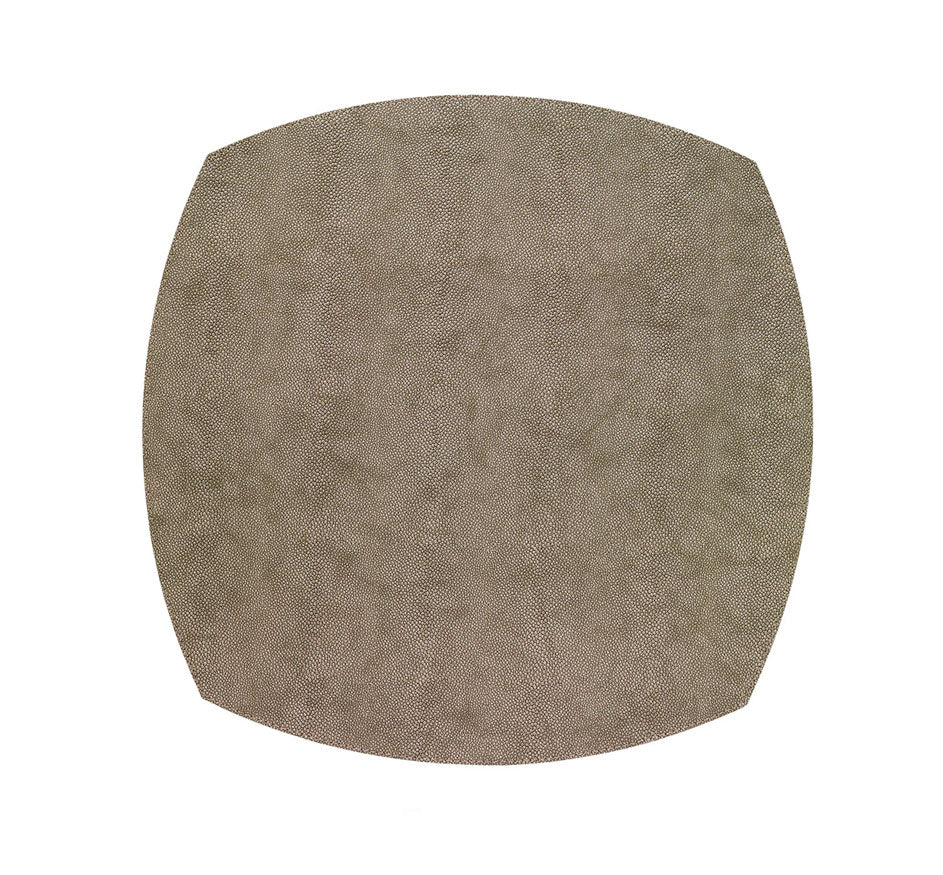 Stingray Elliptic Square 16" Placemat (Set of 4, Available In 3 Colors )