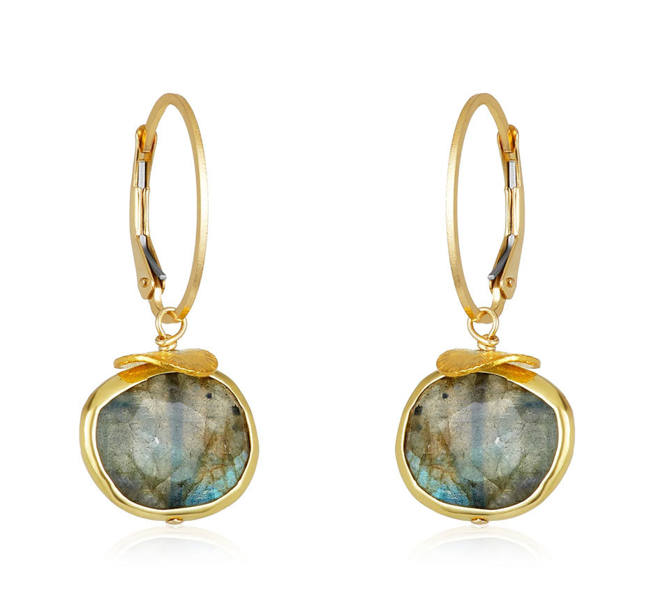 Sunday Morning Earrings In Labradorite